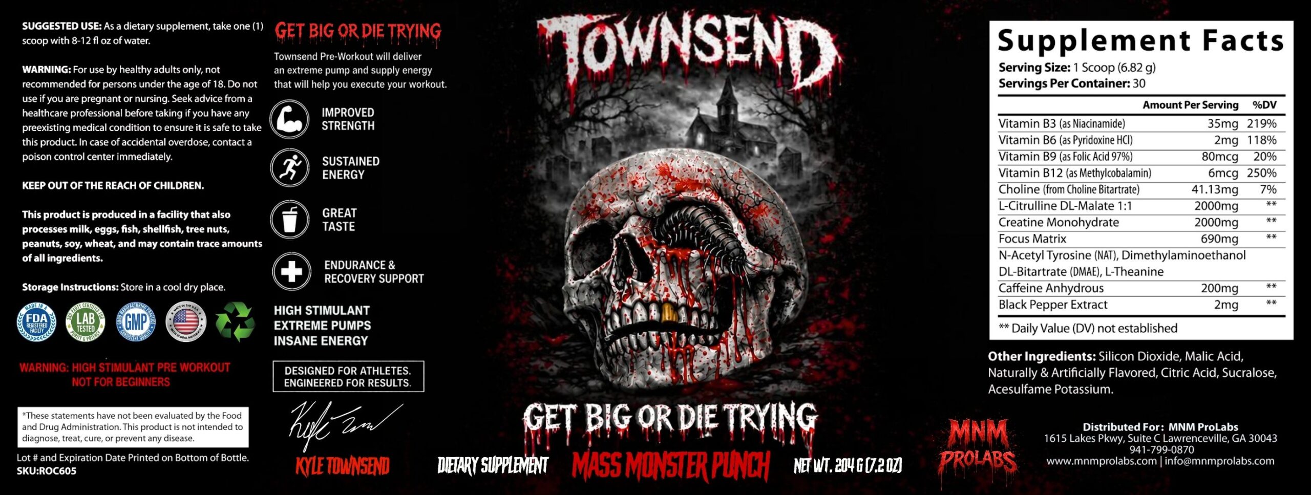 TOWNSEND™ Pre-Workout Mass Monster Punch - Image 3
