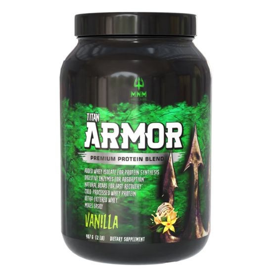 2lb TITAN-ARMOR Whey Isolate Protein Vanilla
