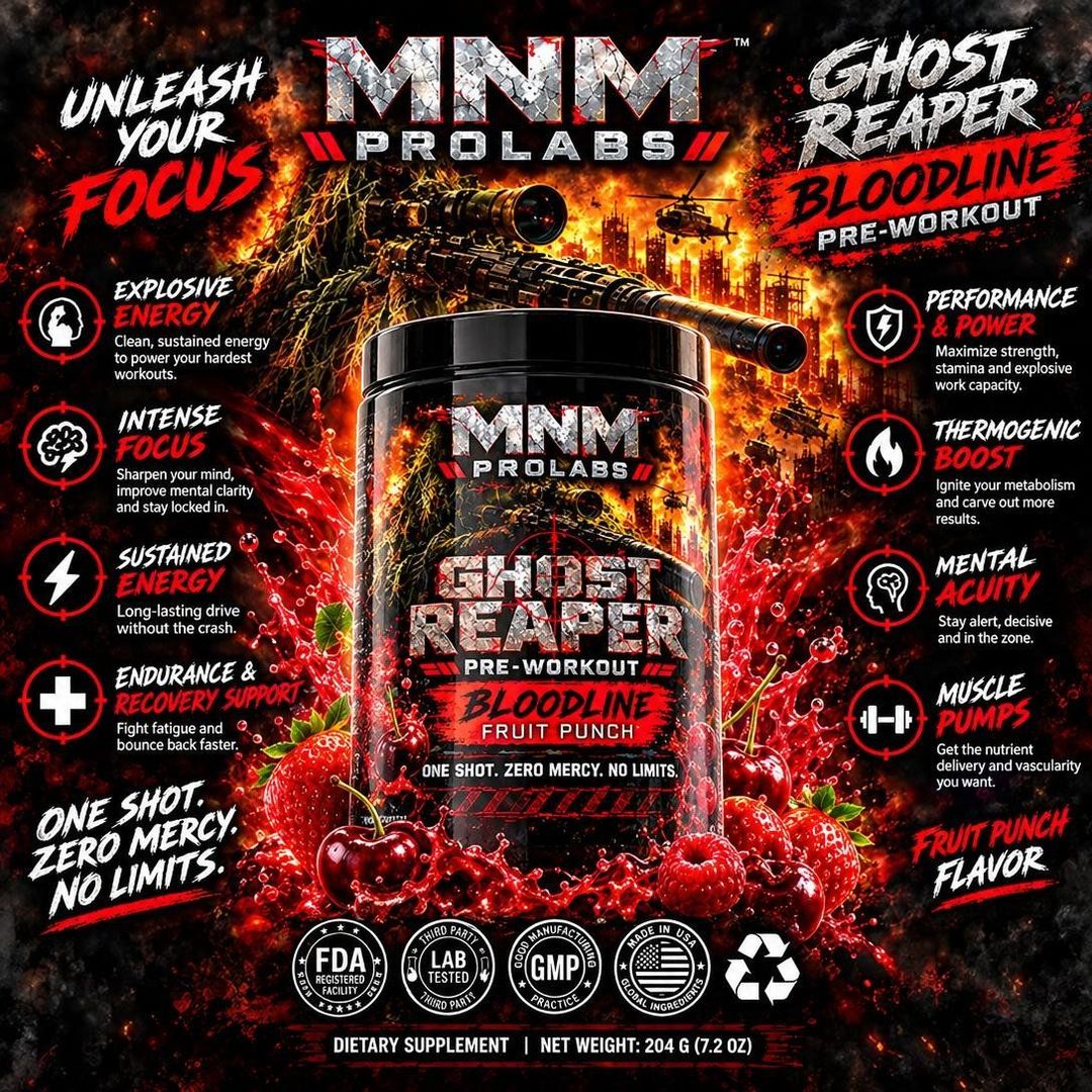 GHOST REAPER™ Pre-Workout Bloodline Fruit Punch - Image 2