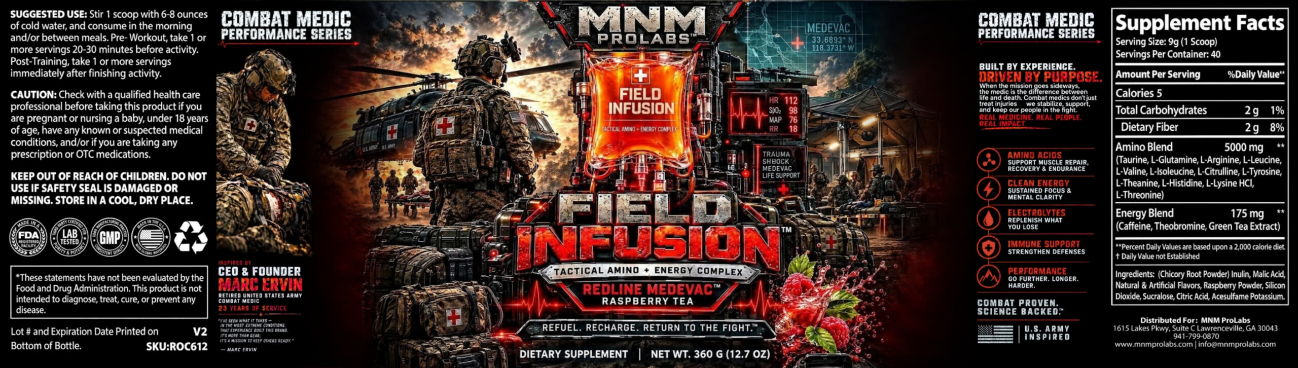 Field Infusion™ Redline Medevac™ Raspberry Iced Tea - Image 5