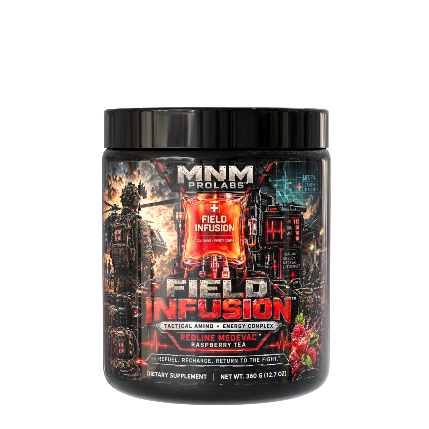 Field Infusion™ Redline Medevac™ Raspberry Iced Tea