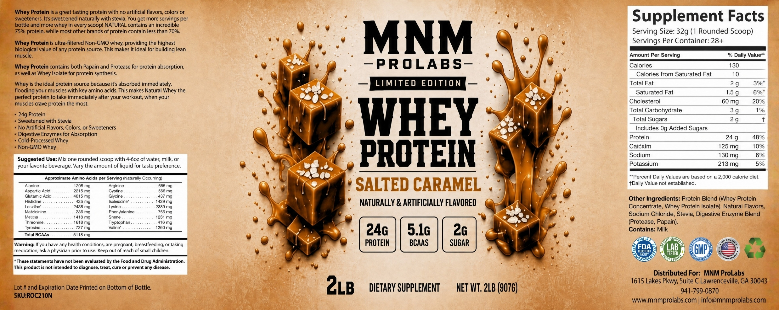 2lb Limited Edition WHEY Protein Salted Caramel - Image 4