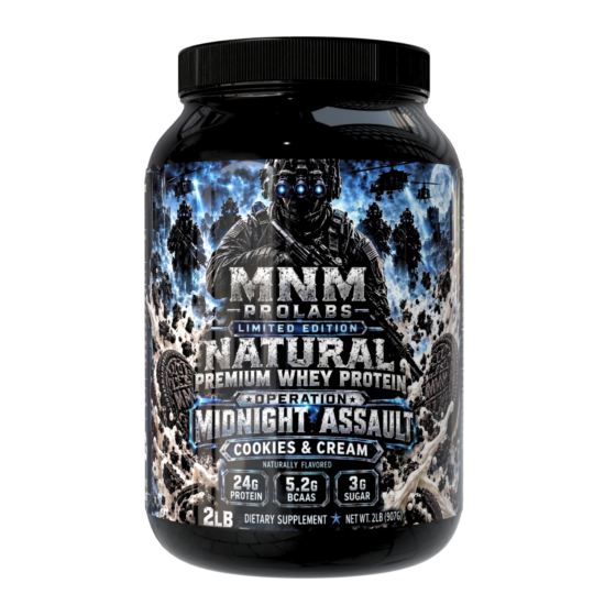 2lb Natural Premium Whey Protein Cookies & Cream