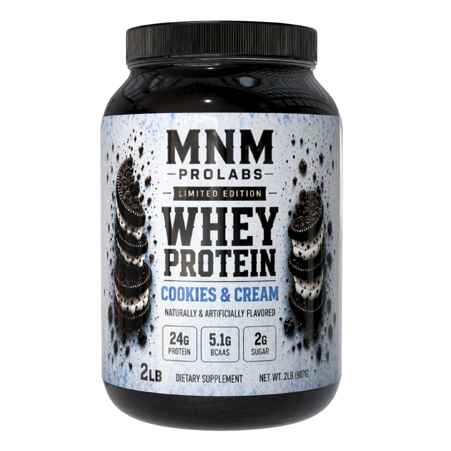 2lb Limited Edition Whey Protein Cookies and Cream