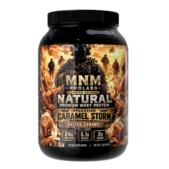 2lb Natural Premium Whey Protein Salted Caramel