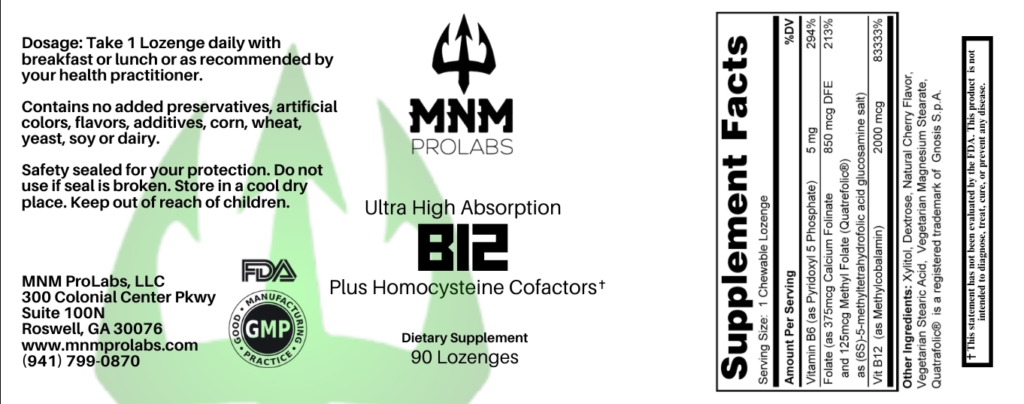 B12 Ultra-High Absorption Lozenges - Image 3