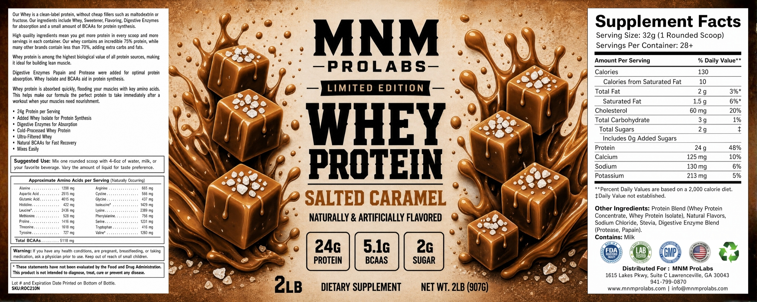 2lb Limited Edition WHEY Protein Salted Caramel - Image 4