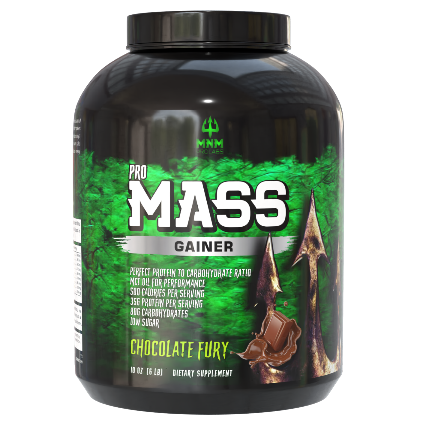6lb PRO MASS Gainer Protein Chocolate Fury