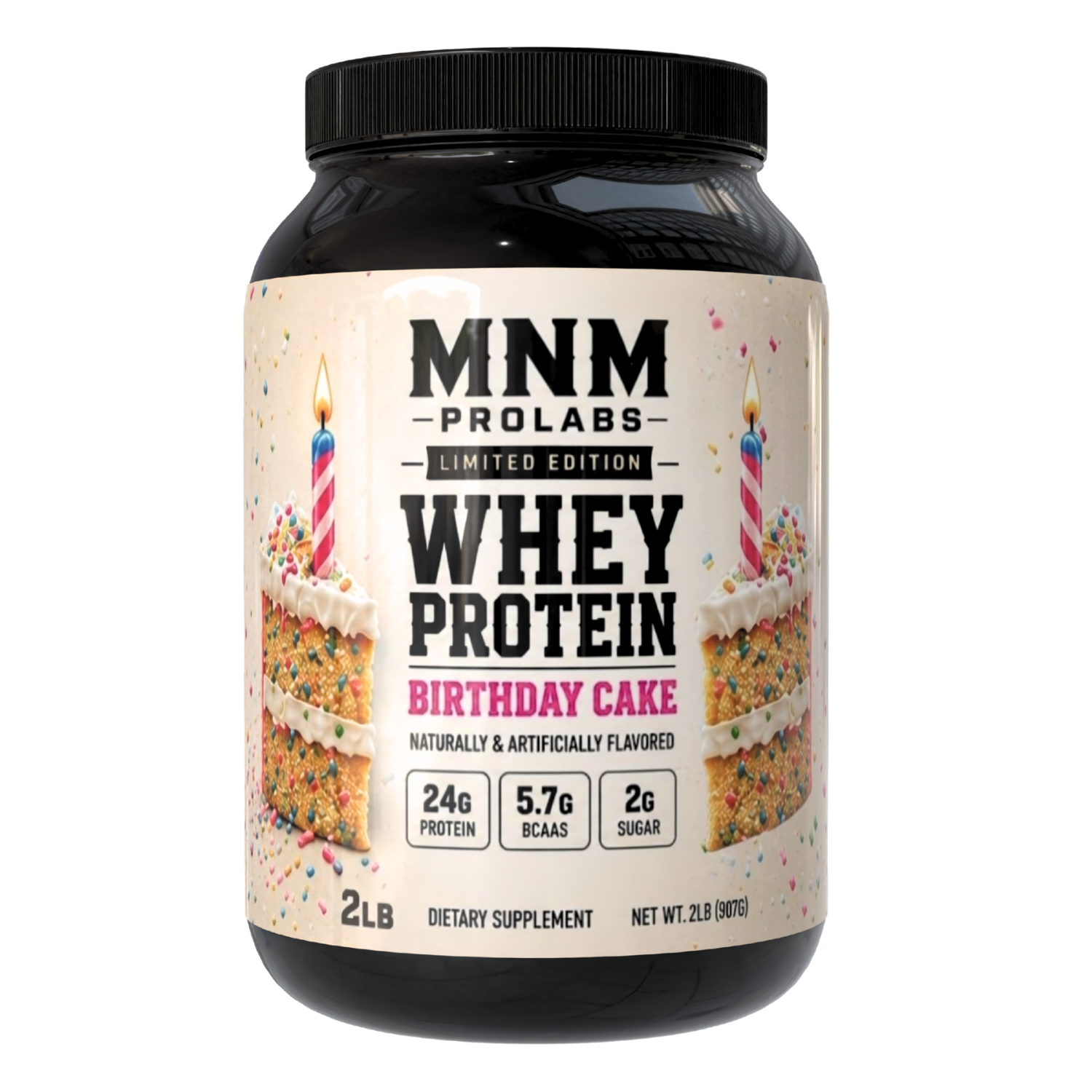 2lb Limited Edition Whey Protein Birthday Cake