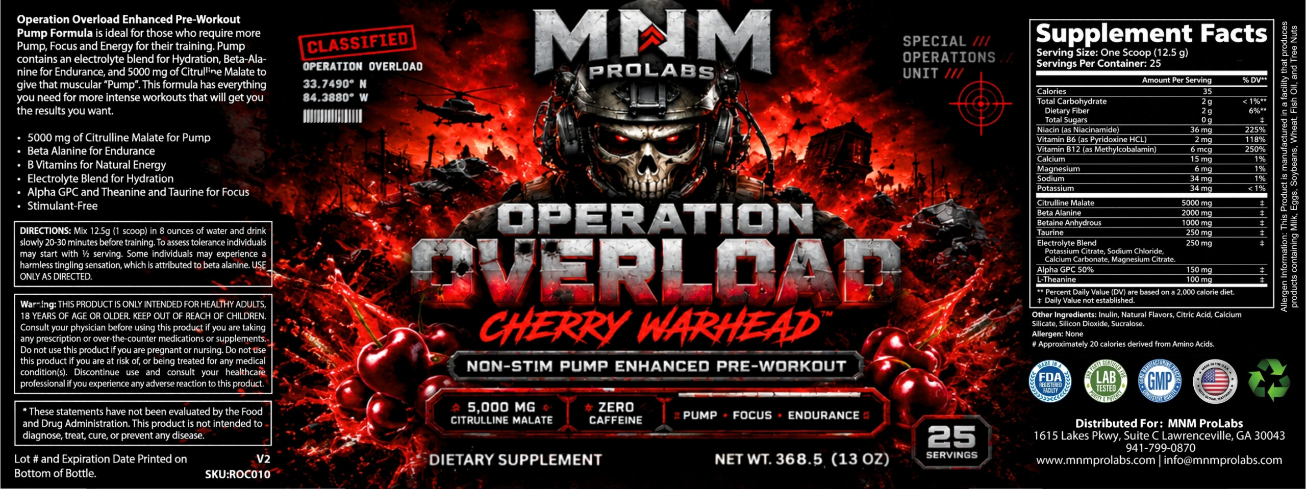 OPERATION OVERLOAD™ Pump Formula Cherry Warhead - Image 3