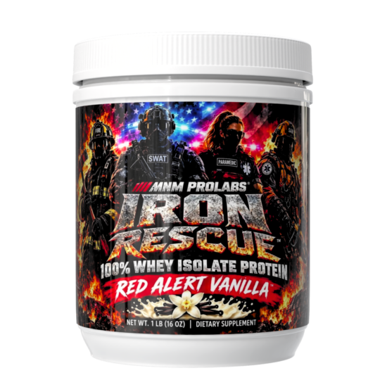 1lb Iron Rescue Whey Isolate Protein – Red Alert Vanilla