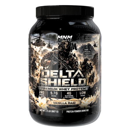 2lb DELTA SHIELD™ Premium Whey Protein – Vanilla Raid™