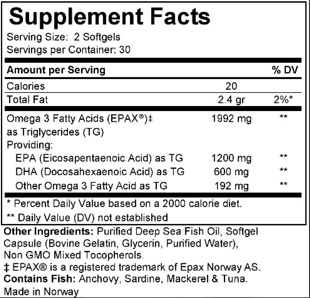 ULTRA OMEGA Tryglyceride Form - Image 2
