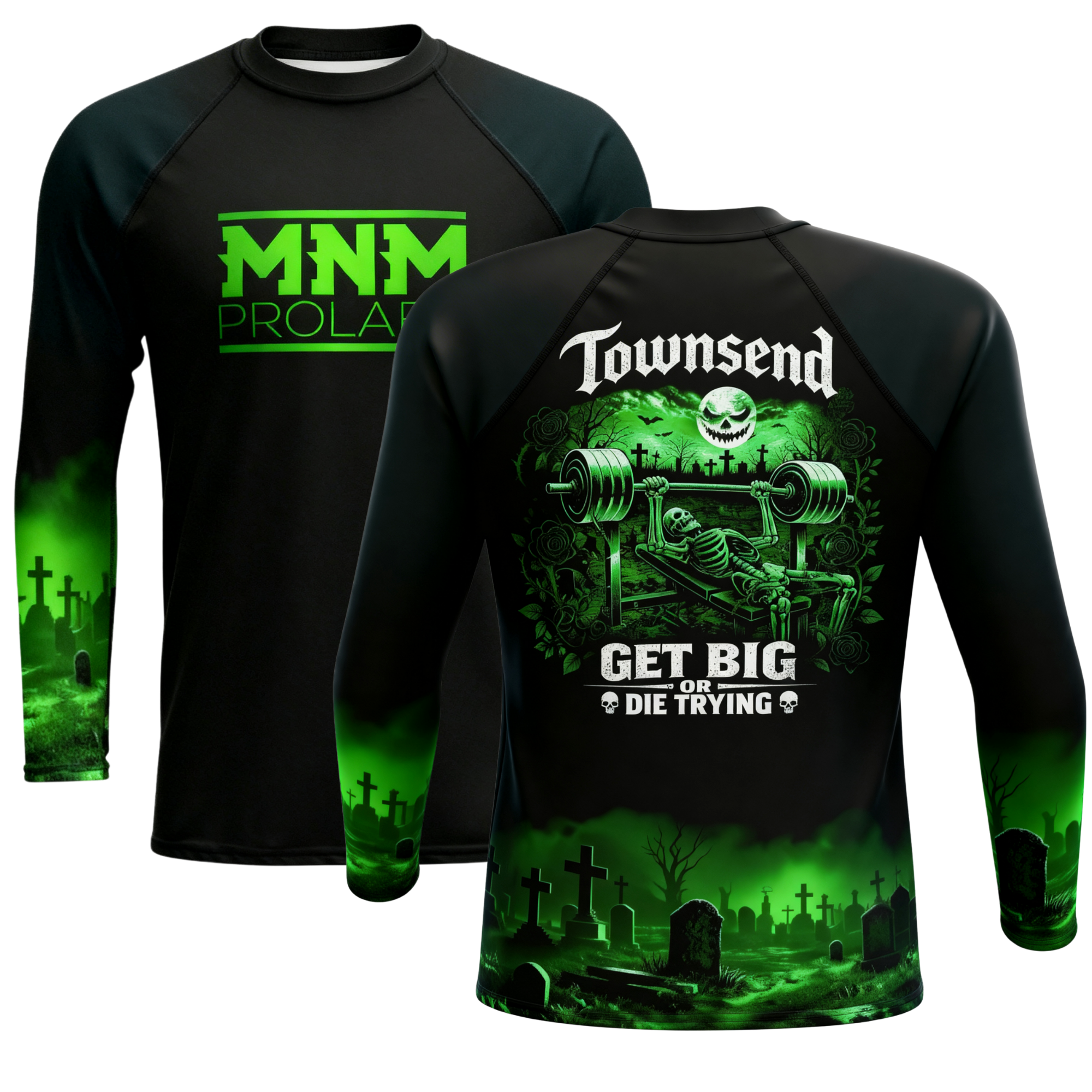 Get Big or Die Trying Rash Guard (Townsend Collection) - Image 3