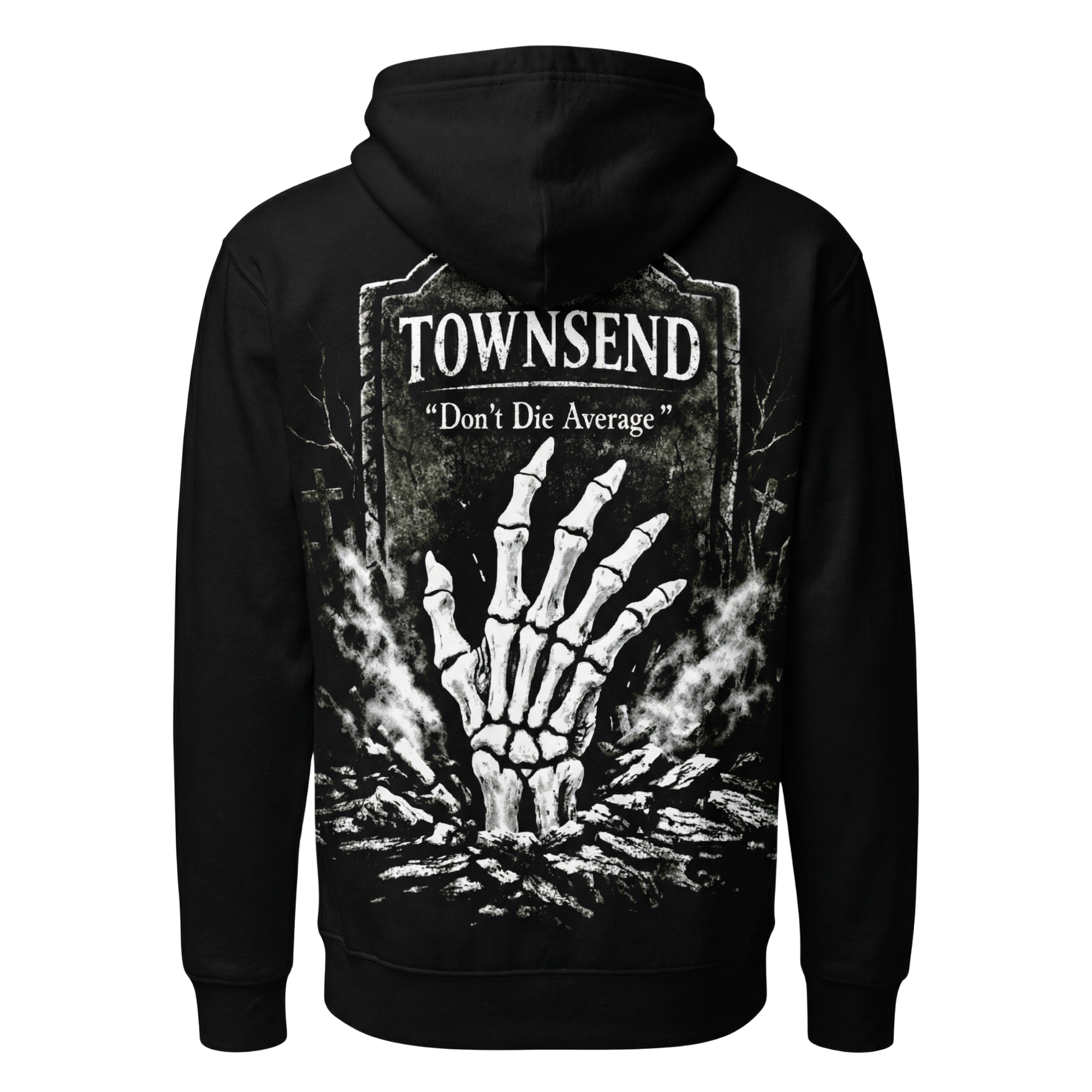 Don't Die Average Hoodie (Grave Edition) - Image 2