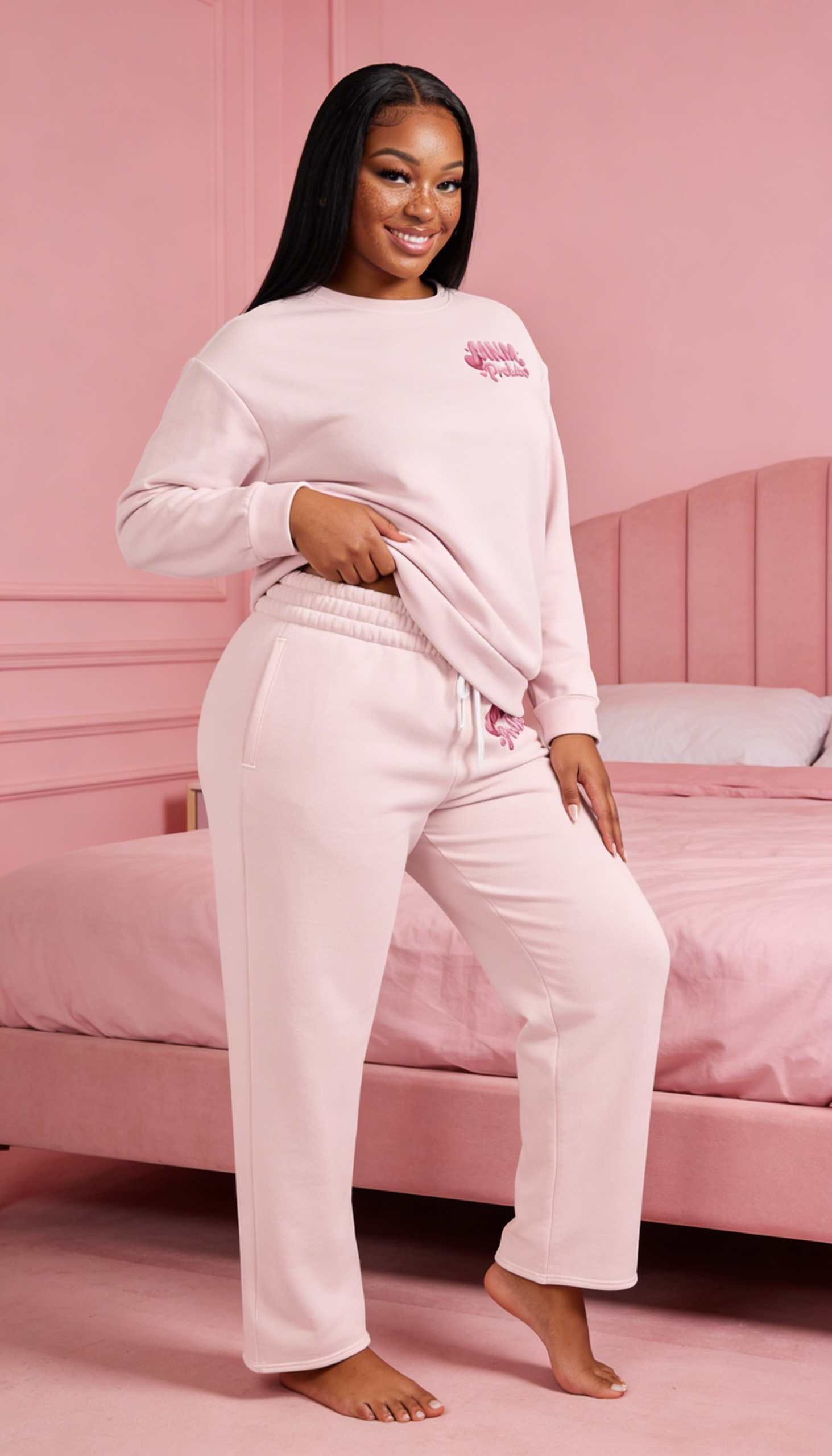 Training Pink Joggers - Retro Comfort. Everyday Flex - Image 5