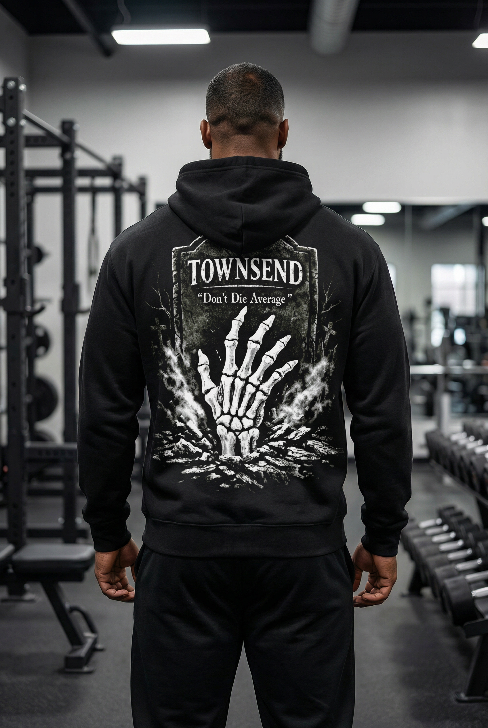 Don't Die Average Hoodie (Grave Edition) - Image 4