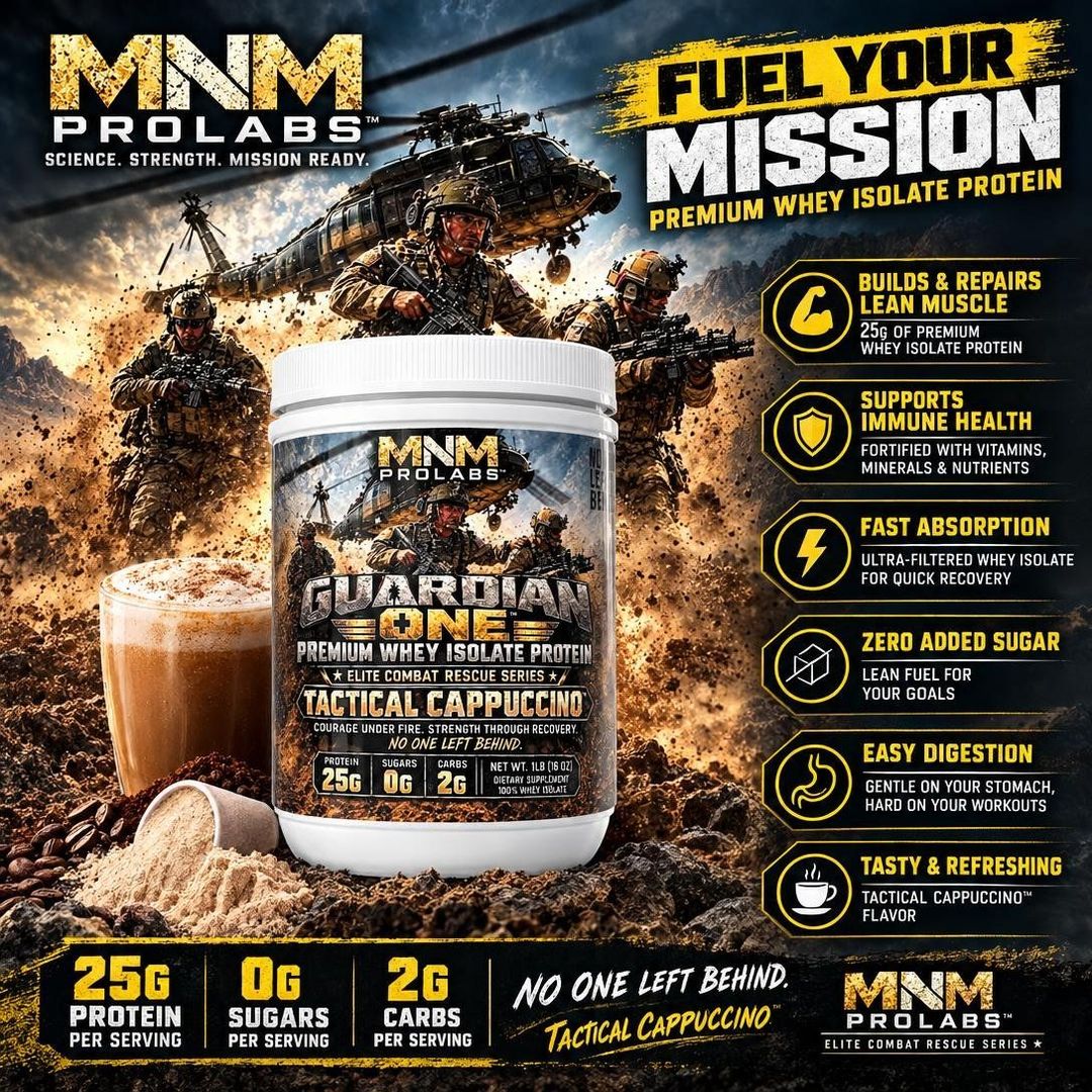 1lb GUARDIAN ONE™ Premium Whey Isolate Protein – Tactical Cappuccino™ - Image 2