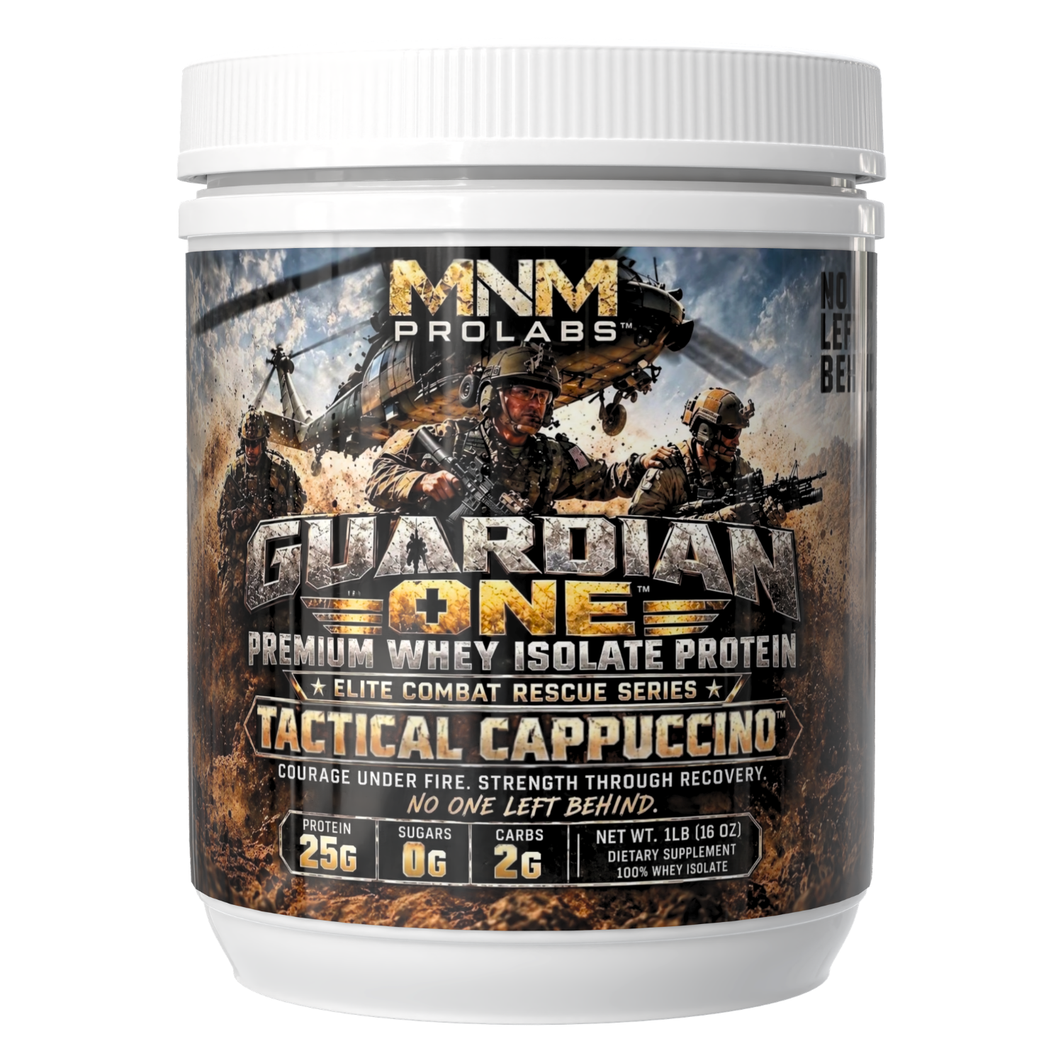 1lb GUARDIAN ONE™ Premium Whey Isolate Protein – Tactical Cappuccino™