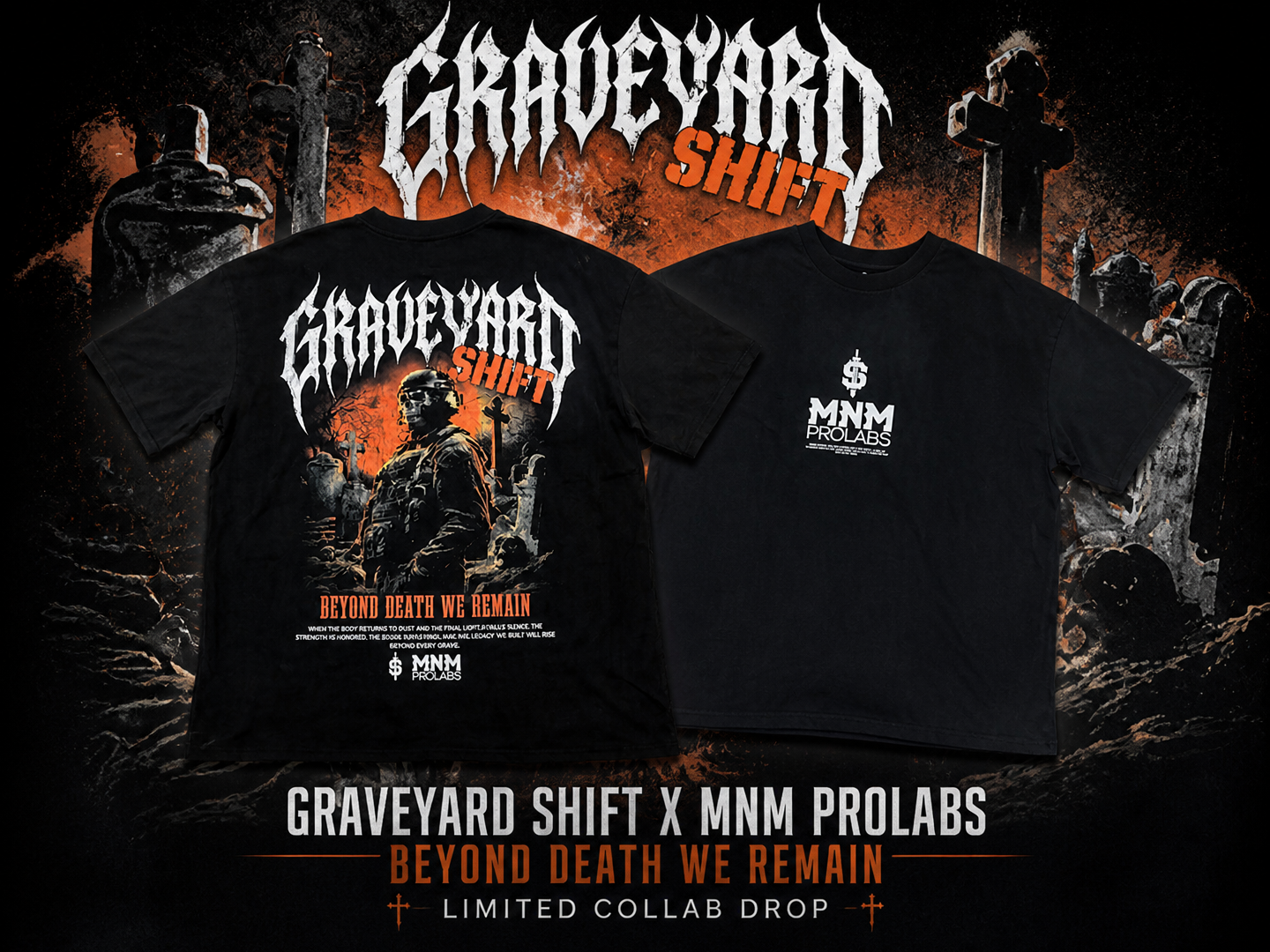 GRAVEYARD SHIFT™ — LIMITED EDITION OVERSIZED TEE - Image 4